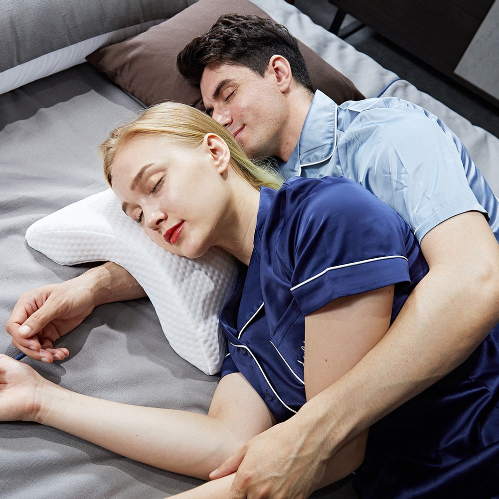 Ergonomic Memory Foam Arm Tunnel Pillow by HitMyNeed