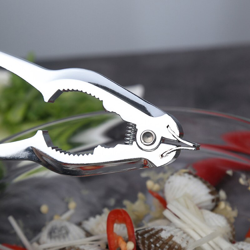 Ergonomic Metal Clam Opener Tool, 14cm by HitMyNeed