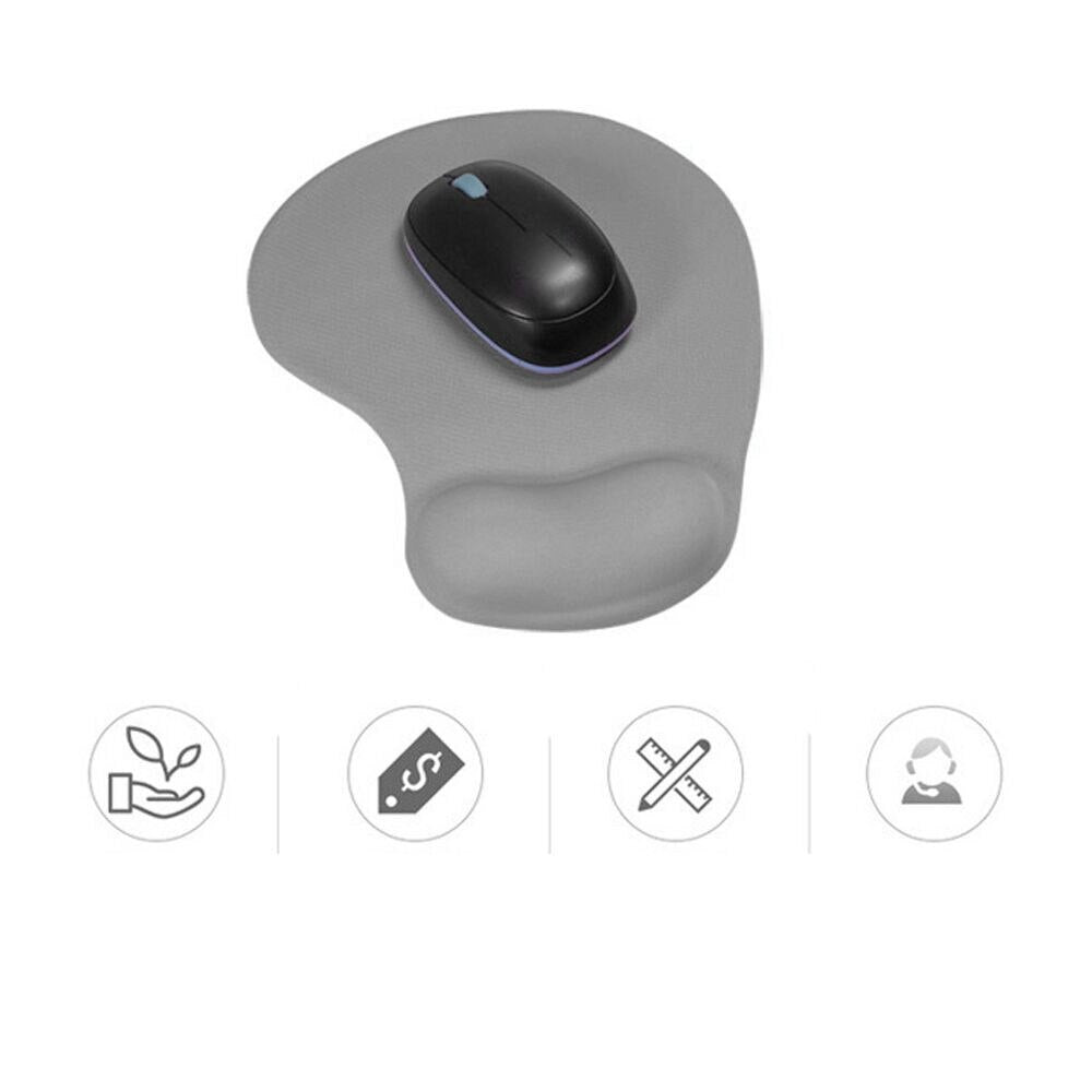 Ergonomic Mouse Pad with Wrist Support as-shown-175 by HitMyNeed