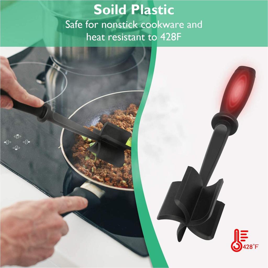 Ergonomic Plastic Hamburger Masher Tool by HitMyNeed