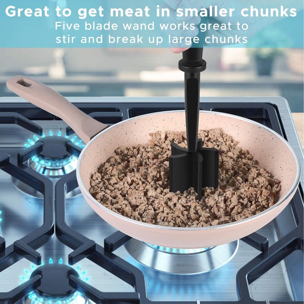 Ergonomic Plastic Hamburger Masher Tool by HitMyNeed