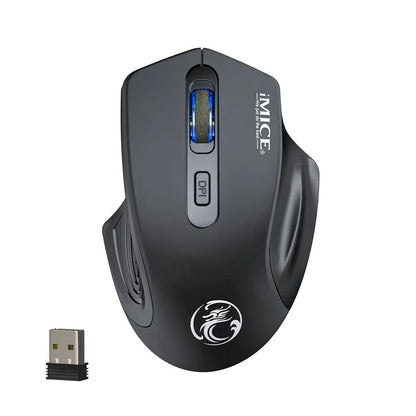 Ergonomic Silent Rechargeable Bluetooth Mouse by HitMyNeed