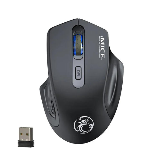 Ergonomic Silent Rechargeable Bluetooth Mouse by HitMyNeed