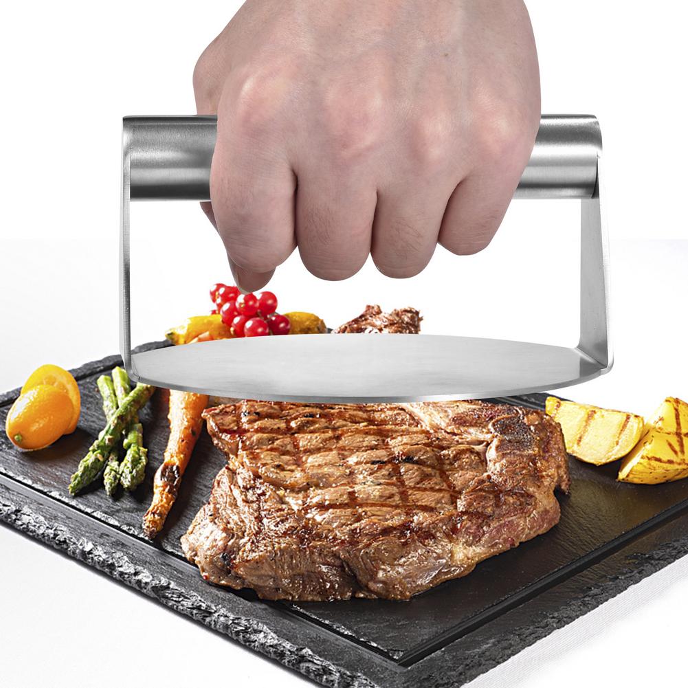 Ergonomic Stainless Steel Burger Smasher Press by HitMyNeed
