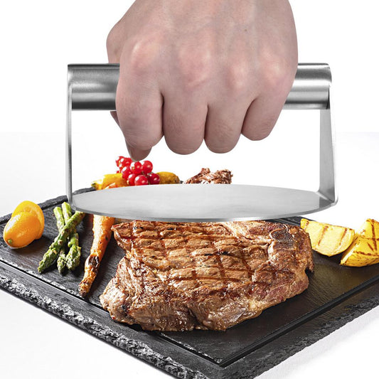 Ergonomic Stainless Steel Burger Smasher Press by HitMyNeed