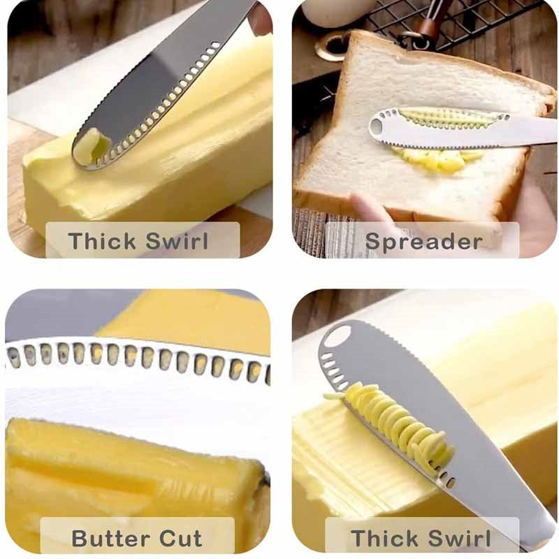 Ergonomic Stainless Steel Butter Spreader Knife by HitMyNeed