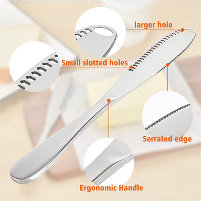 Ergonomic Stainless Steel Butter Spreader Knife by HitMyNeed