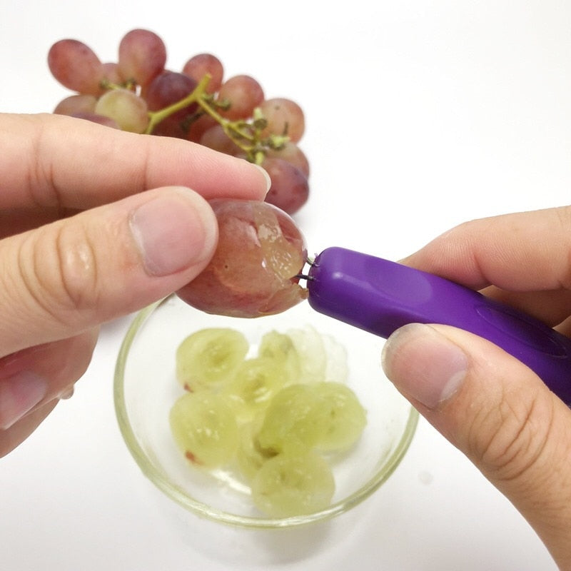 Ergonomic Stainless Steel Grape Peeler by HitMyNeed