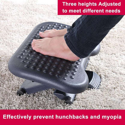 Ergonomic Under Desk Foot Rest, Adjustable Height by HitMyNeed