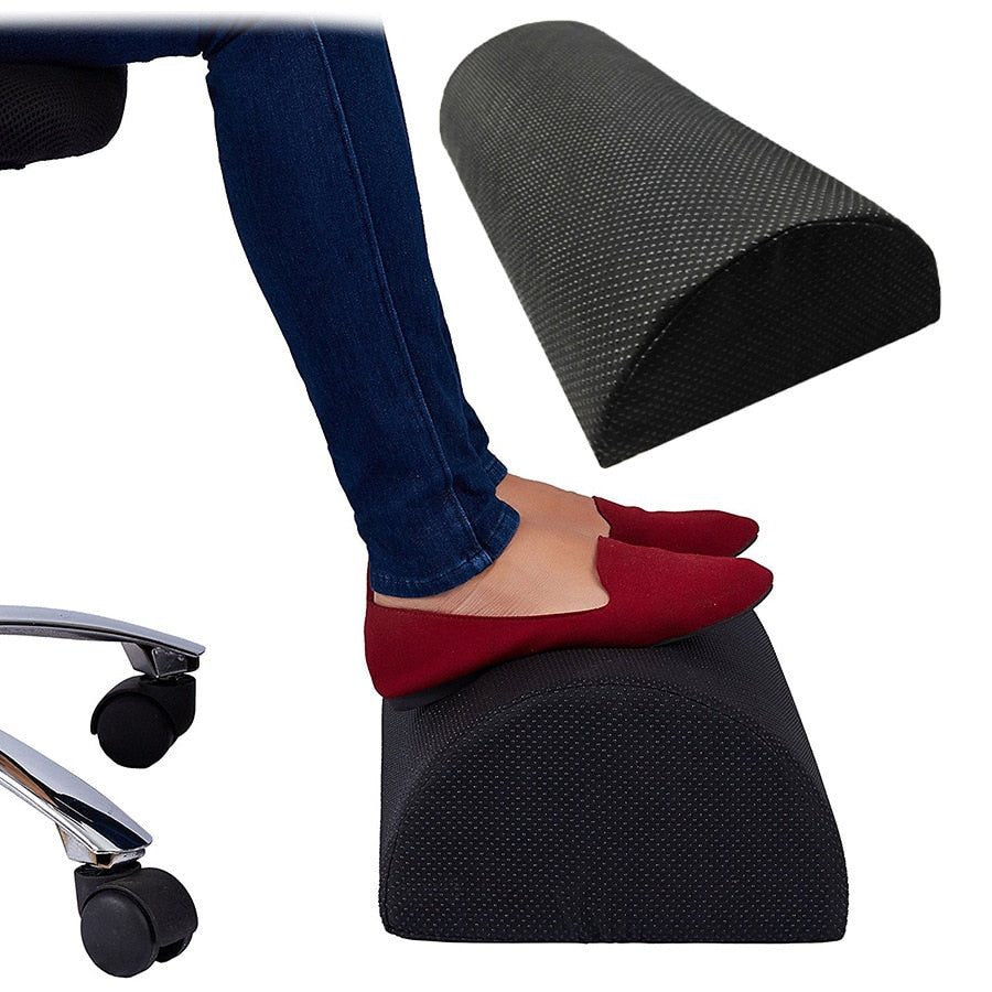 Ergonomic Under Desk Foot Rest Foam Pillow by HitMyNeed