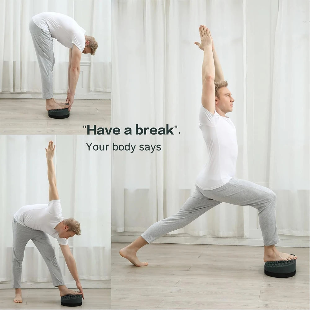 Ergonomic Under Desk Foot Rest with Massage Surface by HitMyNeed