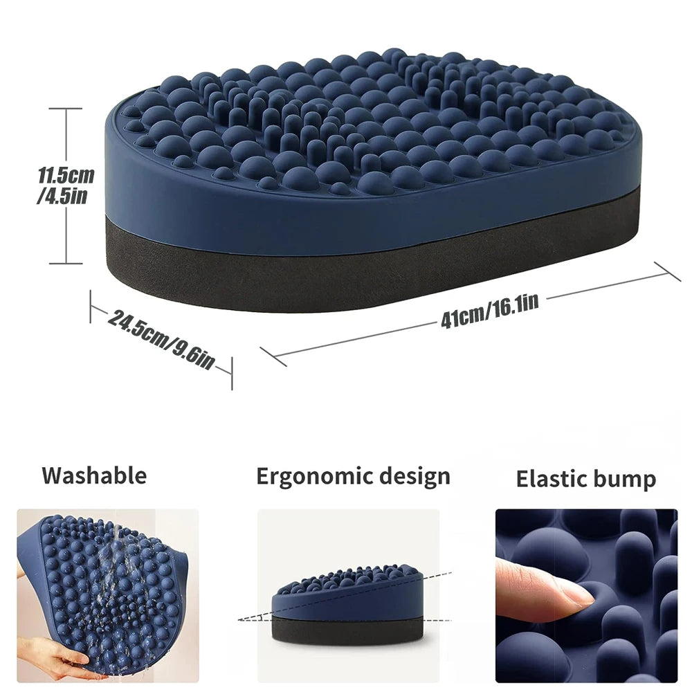 Ergonomic Under Desk Foot Rest with Massage Surface by HitMyNeed