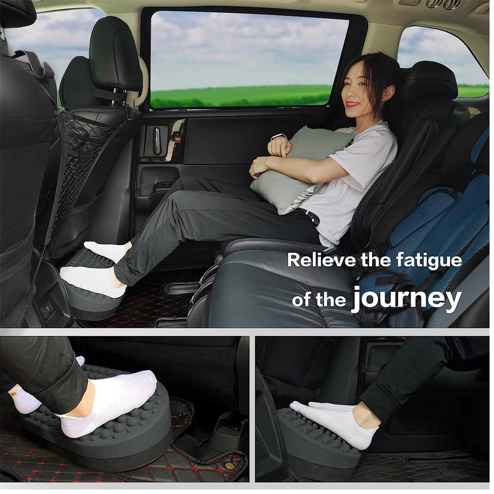 Ergonomic Under Desk Foot Rest with Massage Surface by HitMyNeed