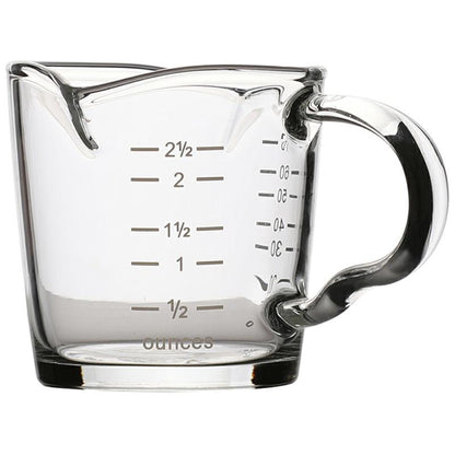 Espresso Measuring Glass 100ml with Handle & Spout by HitMyNeed