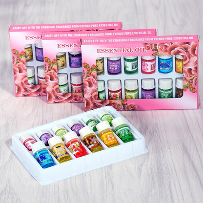 Essential Oils Set for Humidifiers (12 x 3ml) by HitMyNeed