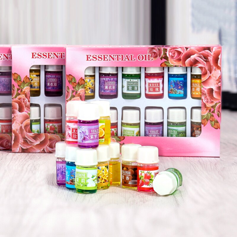 Essential Oils Set for Humidifiers (12 x 3ml) by HitMyNeed