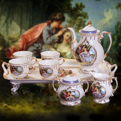 European Bone China Porcelain Tea & Coffee Set by HitMyNeed