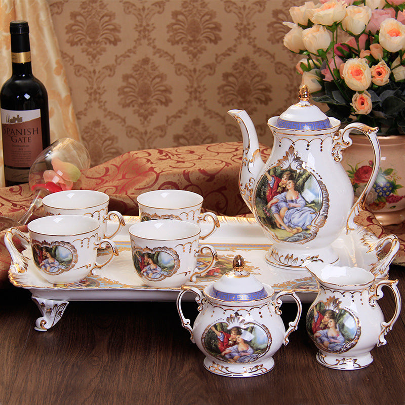 European Bone China Porcelain Tea & Coffee Set by HitMyNeed
