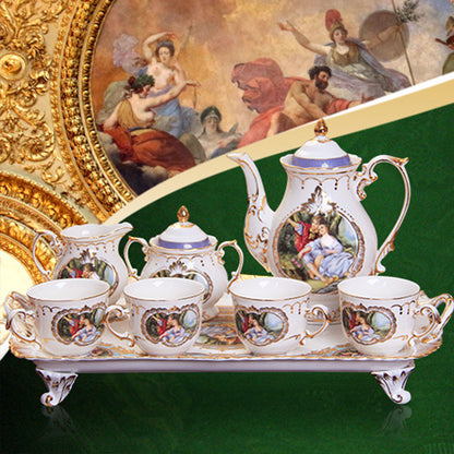 European Bone China Porcelain Tea & Coffee Set by HitMyNeed