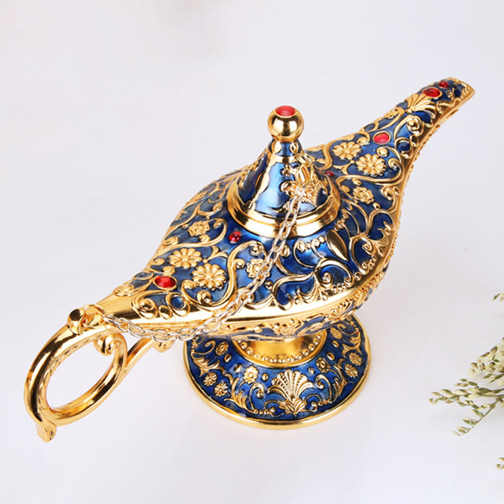 European Retro Aladdin Lamp Metal Aromatherapy Decor by HitMyNeed