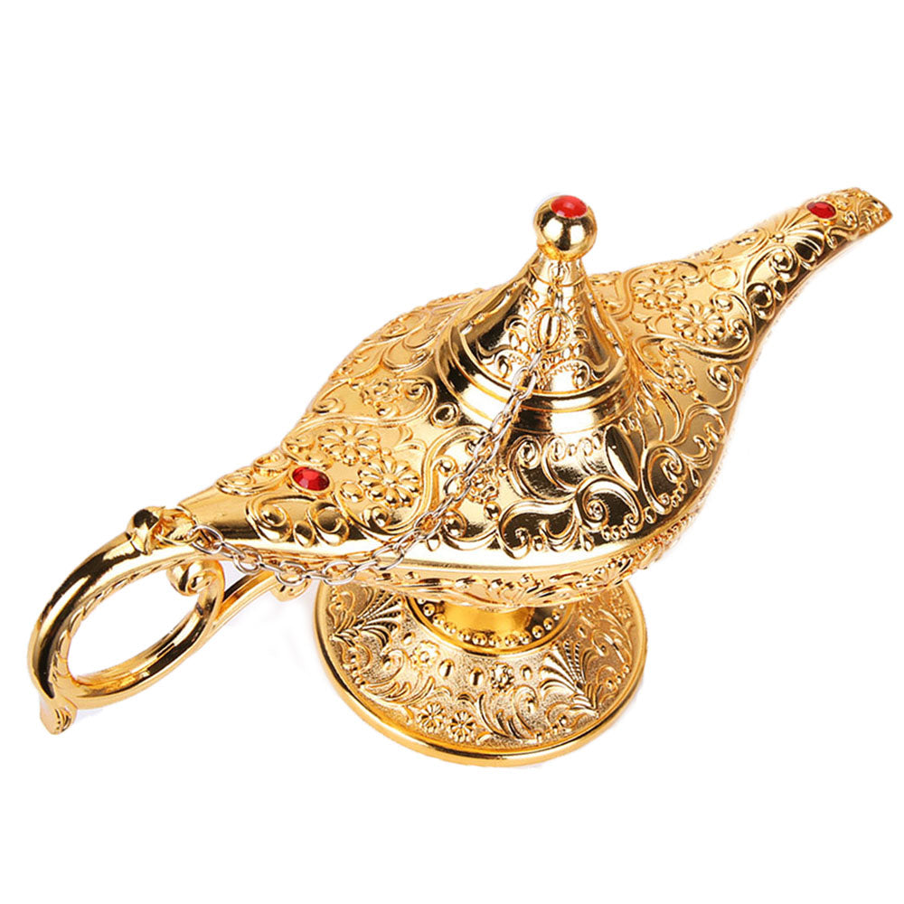European Retro Aladdin Lamp Metal Aromatherapy Decor by HitMyNeed