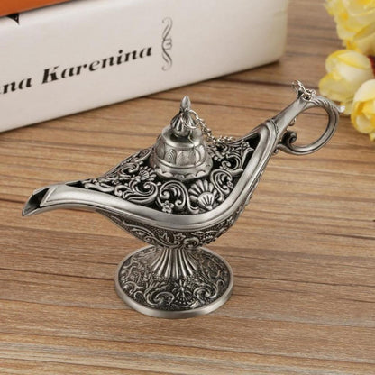 European Retro Aladdin Lamp Metal Aromatherapy Decor by HitMyNeed