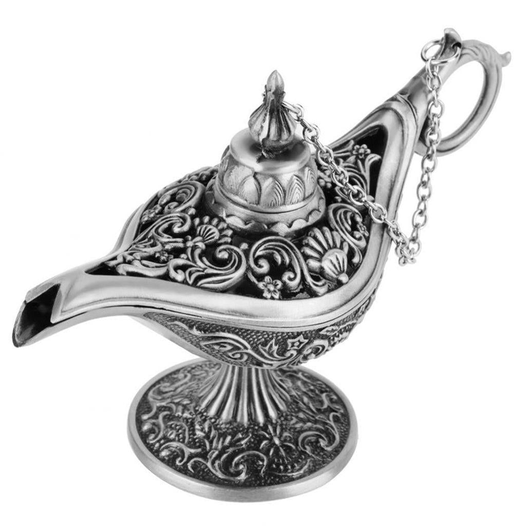 European Retro Aladdin Lamp Metal Aromatherapy Decor by HitMyNeed