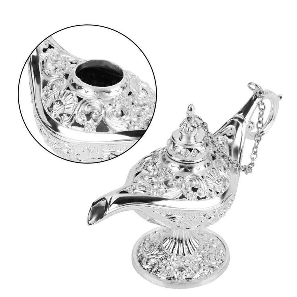 European Retro Aladdin Lamp Metal Aromatherapy Decor by HitMyNeed