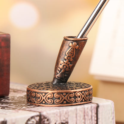 European Vintage Metal Pen Holder Stand by HitMyNeed