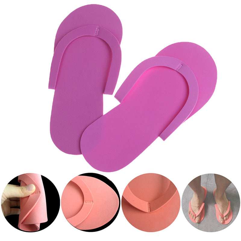 EVA Foam Disposable Pedicure Flip Flops (12 Pairs) by HitMyNeed