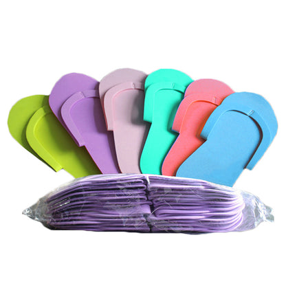 EVA Foam Disposable Pedicure Flip Flops (12 Pairs) by HitMyNeed