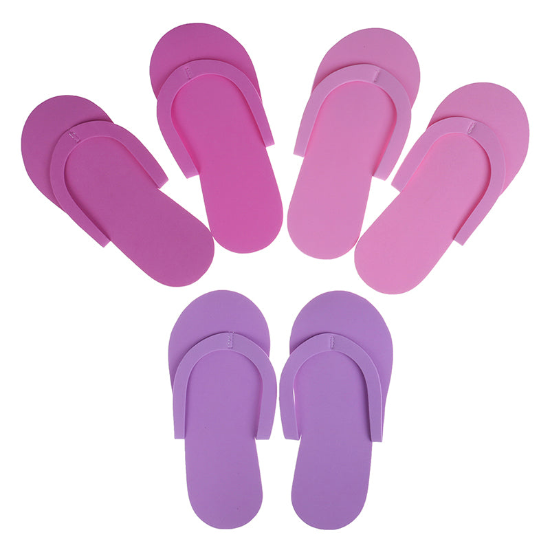 EVA Foam Disposable Pedicure Flip Flops (12 Pairs) by HitMyNeed