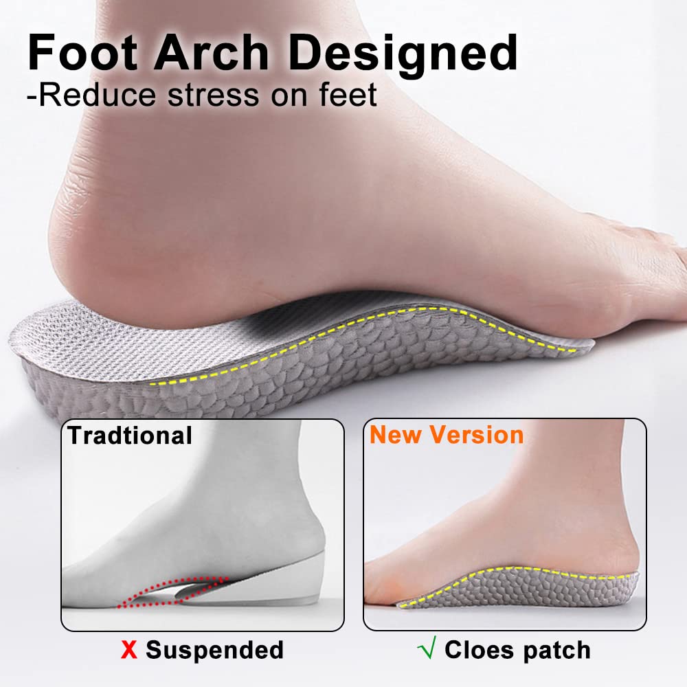 EVA Foam Height Lift Insoles (Pair) by HitMyNeed