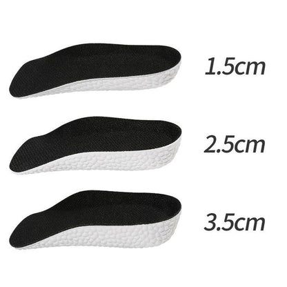 EVA Foam Height Lift Insoles (Pair) black 3-5cm by HitMyNeed