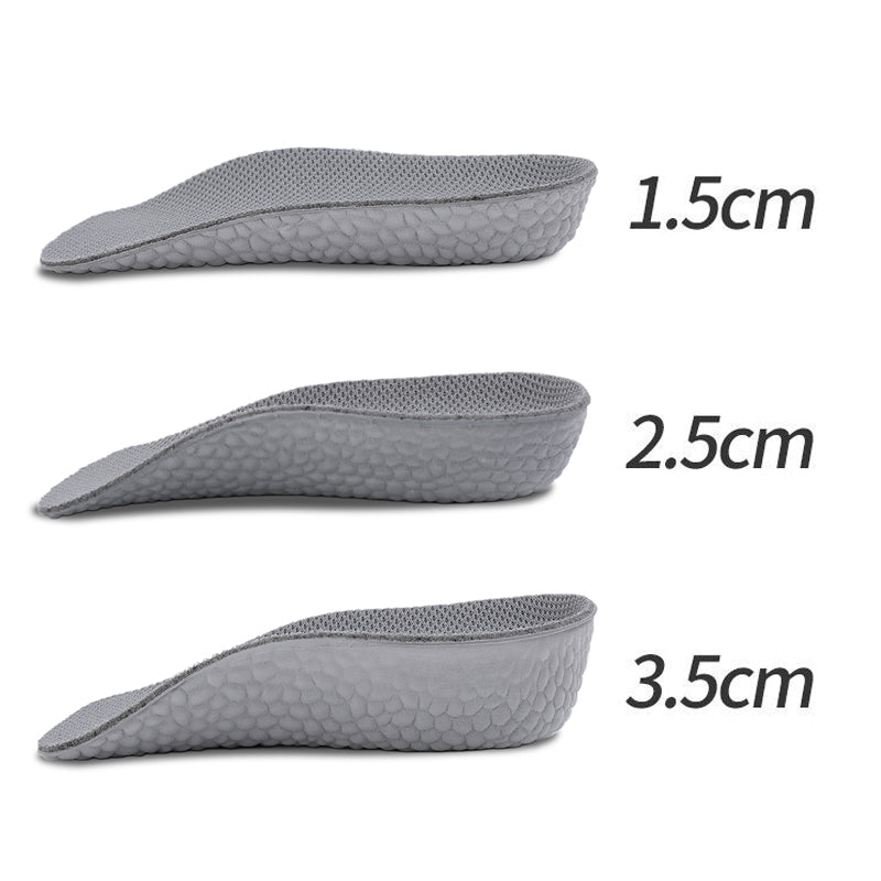 EVA Foam Height Lift Insoles (Pair) grey 1-5cm by HitMyNeed