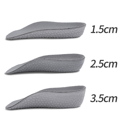 EVA Foam Height Lift Insoles (Pair) grey 1-5cm by HitMyNeed