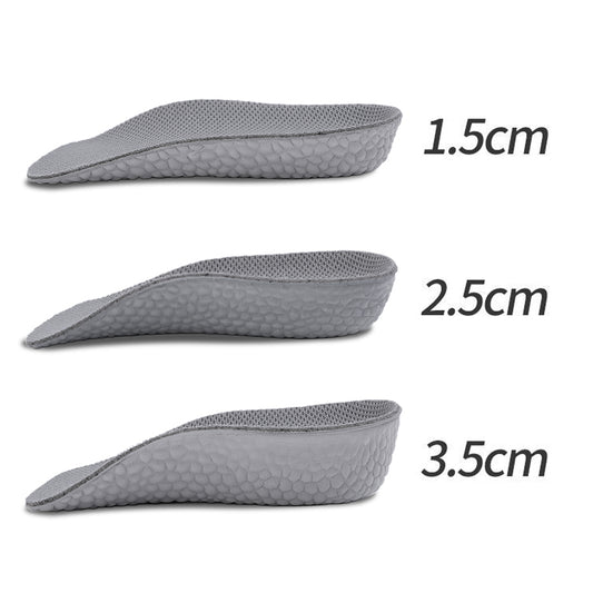 EVA Foam Height Lift Insoles (Pair) grey 1-5cm by HitMyNeed