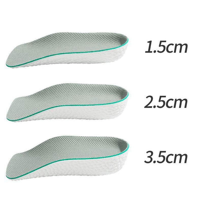 EVA Foam Height Lift Insoles (Pair) light-grey 3-5cm by HitMyNeed