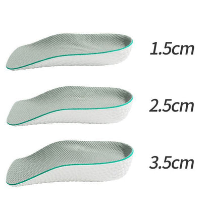 EVA Foam Height Lift Insoles (Pair) light-grey 3-5cm by HitMyNeed