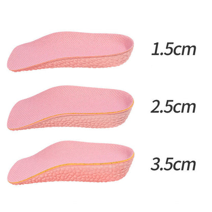 EVA Foam Height Lift Insoles (Pair) pink 3-5cm by HitMyNeed