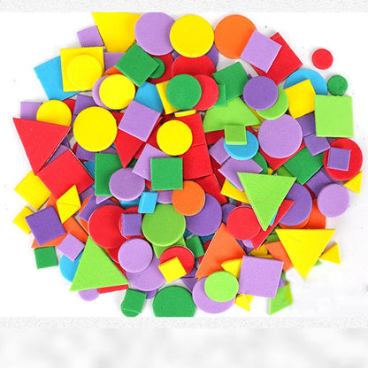 EVA Foam Shape Stickers for Kids Crafts (150pcs) by HitMyNeed