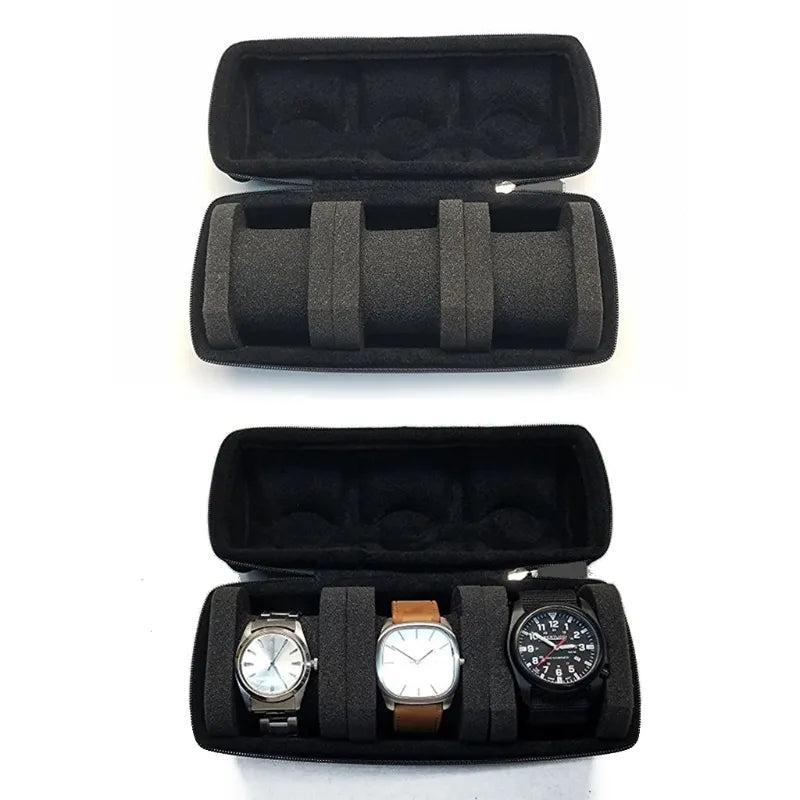 EVA Travel Watch Case Shockproof Waterproof Roll Box by HitMyNeed