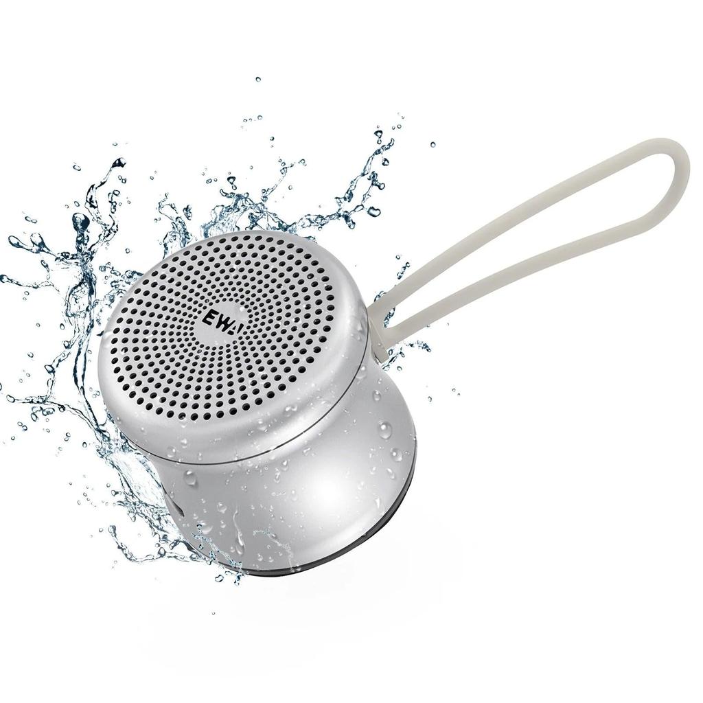 EWA A106 Pro Mini Bluetooth Speaker IPX7 a119-silvery by HitMyNeed