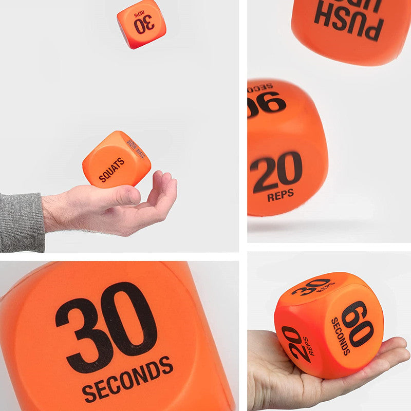Exercise Dice Set for Fun Full-Body Workouts by HitMyNeed