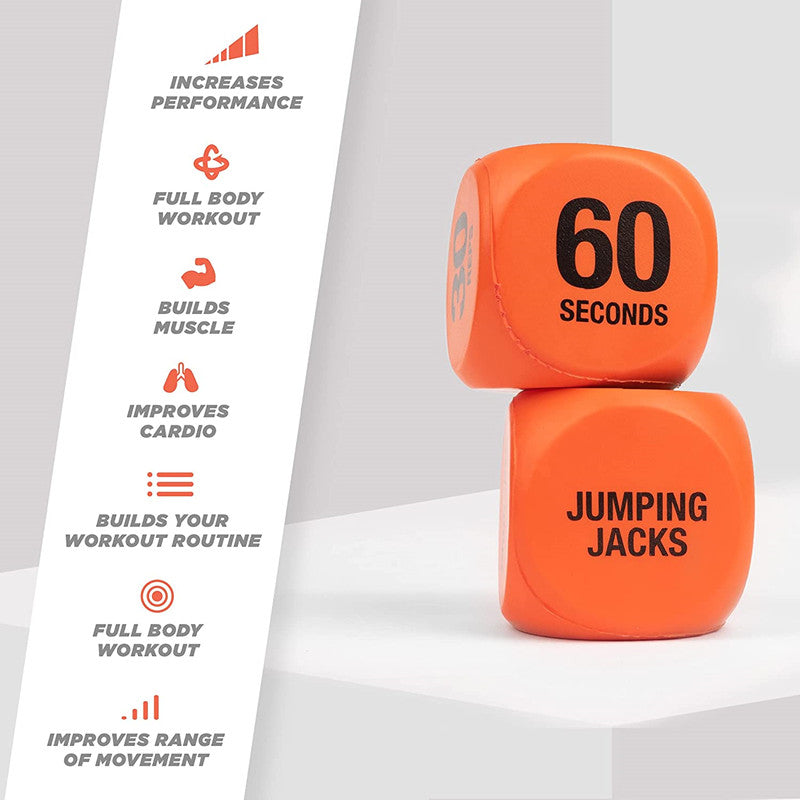 Exercise Dice Set for Fun Full-Body Workouts by HitMyNeed