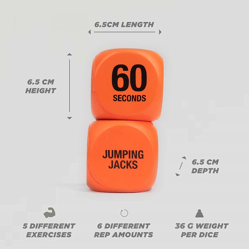 Exercise Dice Set for Fun Full-Body Workouts by HitMyNeed