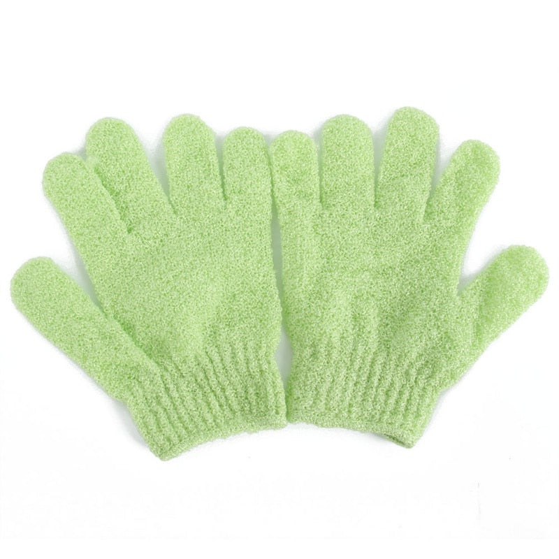 Exfoliating Bath Gloves Scrubber - 1 Pair by HitMyNeed
