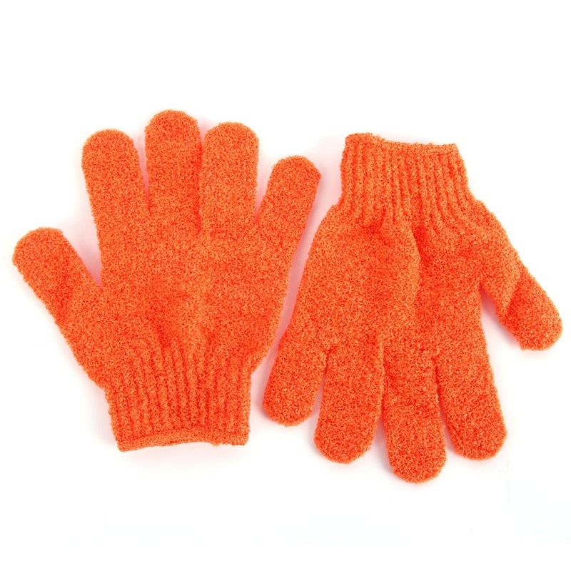 Exfoliating Bath Gloves Scrubber - 1 Pair by HitMyNeed