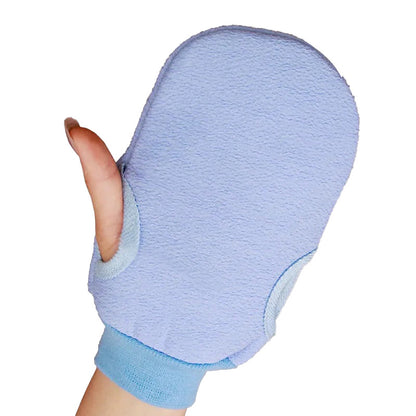 Exfoliating Body Scrub Mitt for Shower & Bath blue by HitMyNeed