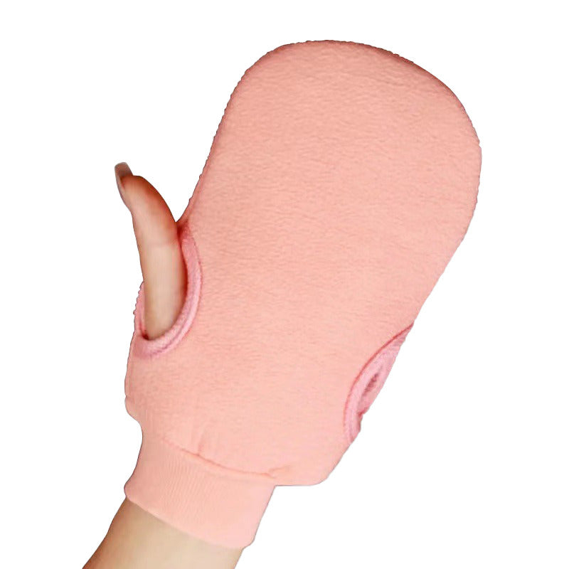 Exfoliating Body Scrub Mitt for Shower & Bath pink by HitMyNeed